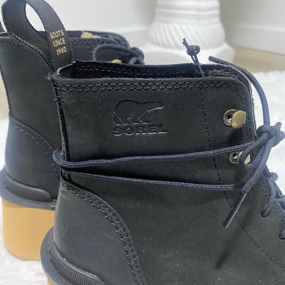Sorel Women's Hi Line Heel Lace Boot Black Waterproof Size 8 NEW - Picture 8 of 11